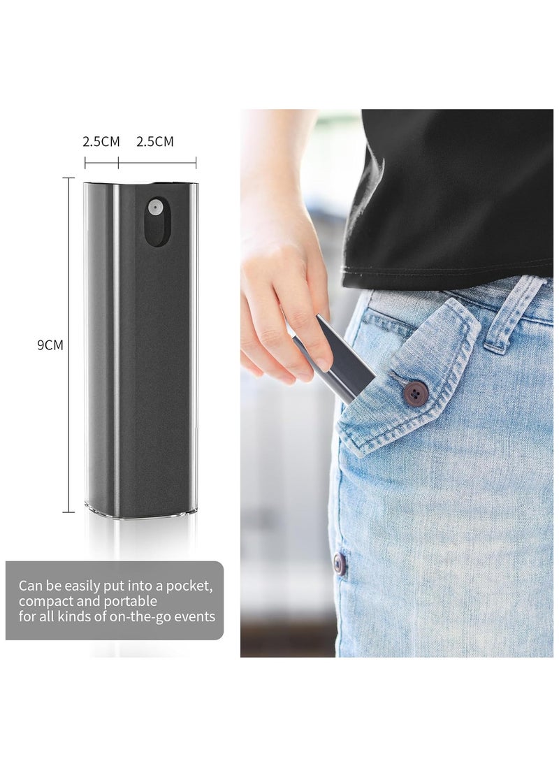 NNEWVANTE - 3-in-1 Screen Cleaner Kit with Microfiber Cloth - Portable Refillable Spray Bottle for Phone, TV, Monitor, Computer, Car Screen - Dark Gra,With protective case - Image 1