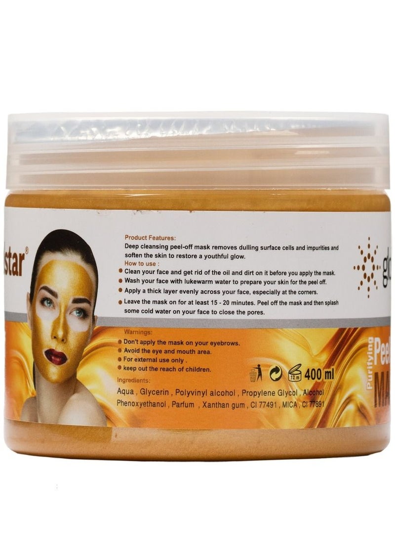 Global Star Gold Face Mask 400ML - Image 2