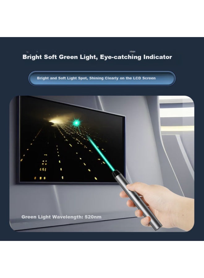 Whist X5 Pink Laser Pointer Business Model Long-range High-brightness Sales Floor Sand Tray Pointer Usb Rechargeable Green Light Engineering Outdoor Coach Laser Lcd Screen Office Pointer - Image 2