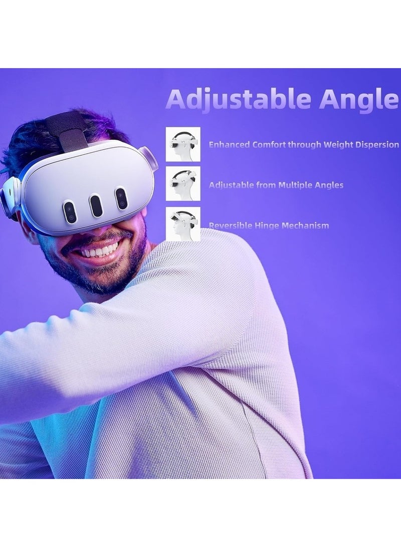 Generic - Head Strap For Meta Comfort Adjustable Elite Strap Replacement For Pressure-Free Soft Cushion VR Headset Accessories For Enhanced Comfort Support - Image 1