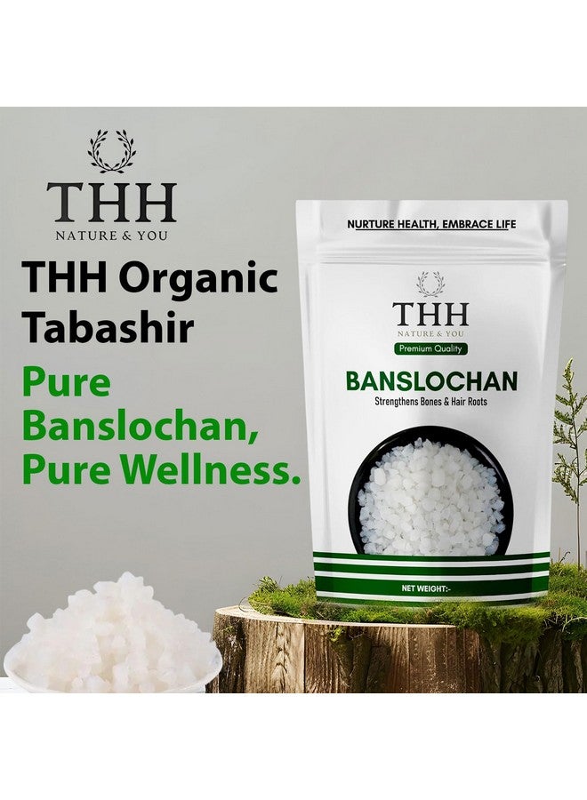 THH Organic Tabashir - Vanslochan - Banslochan (200g)| 100% Pure Vanshlochan For Strengthen Bones & Hair Roots| No Added Colors or Preservatives - Image 2