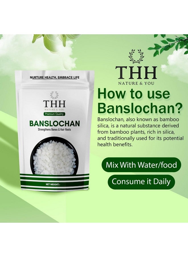 THH Organic Tabashir - Vanslochan - Banslochan (200g)| 100% Pure Vanshlochan For Strengthen Bones & Hair Roots| No Added Colors or Preservatives - Image 5