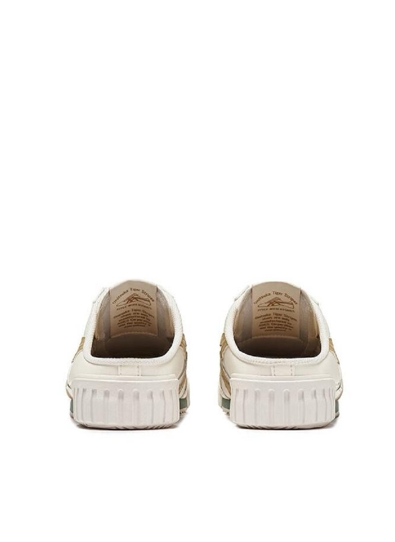 Onitsuka Tiger Machuation Sabot Slip-On Sandals Athlesiure/Colorblock Beige/Yellow/Green For Men/Women/Students  - Image 4