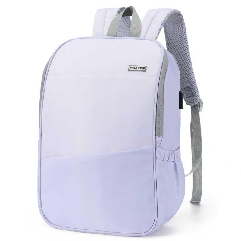 MAXTOP Deep Storage Laptop Backpack with USB Charging Port[Water Resistant] College Computer Bookbag Fits 16 Inch Laptop - Image 1