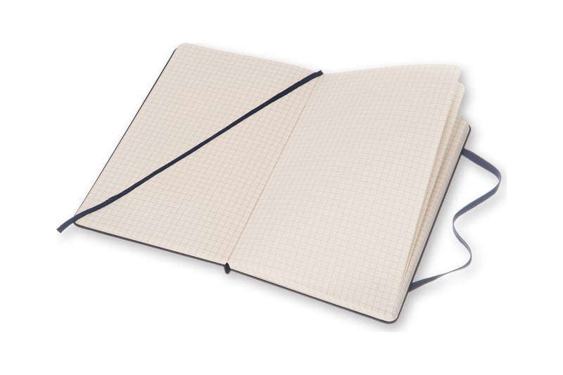 MOLESKINE Large Notebook Squared Pages Sapphire Blue Hard Cover 240 Pages - Image 3