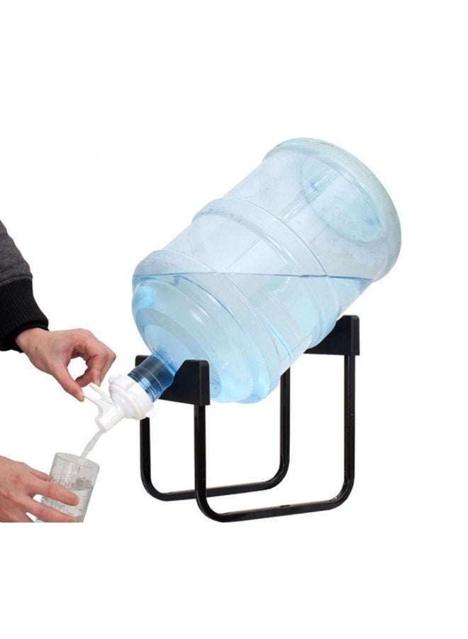 Stainless Steel 3-5 Gallon Water Jug Stand and Dispenser Valve, Rust-Resistant Non Slip Water Stand with BPA Free Fast Flow Water Spout Fits Both 52mm and 55mm Bottles - Image 4