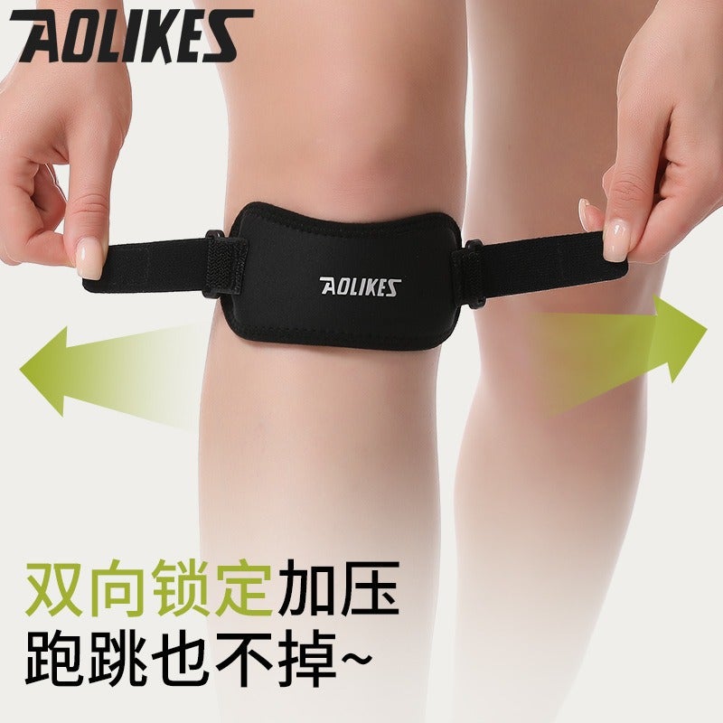 AOLIKES Honeycomb Anti-Slip Patellar Band Knee Brace for Running Sports, Meniscus Protection Joint Support Strap - Image 3
