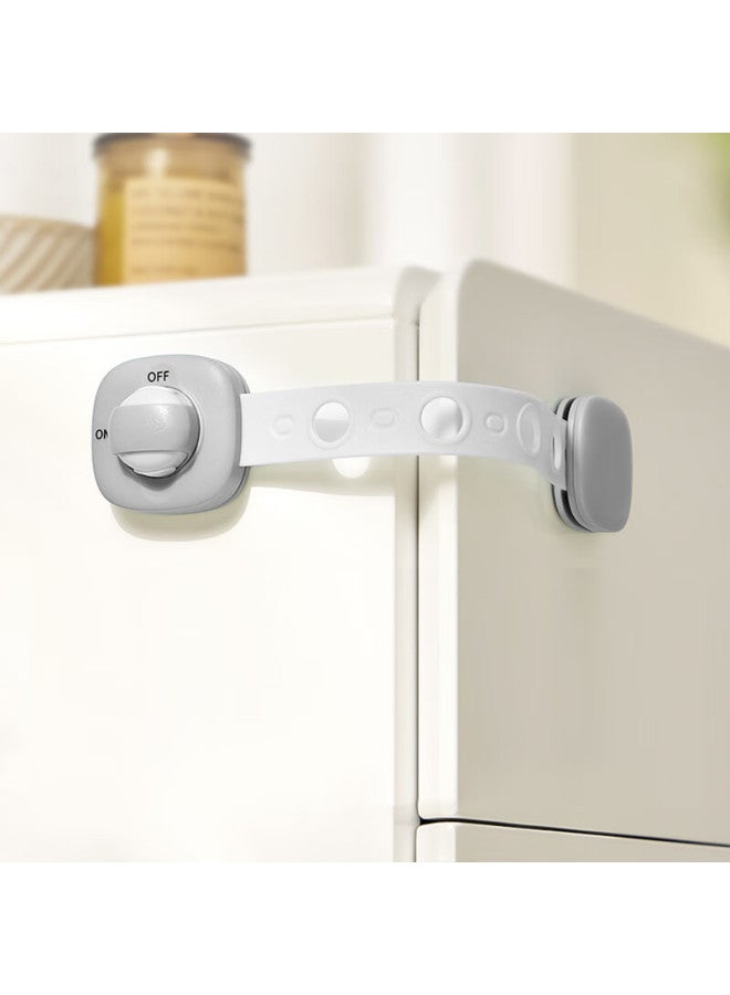 Kidsneed Kesdeni Drawer Lock, Child Safety Lock, Cabinet Door Drawer Anti-open Anti-pinch Handle, Baby Sliding Door Refrigerator Lock, 6-pack - Image 3