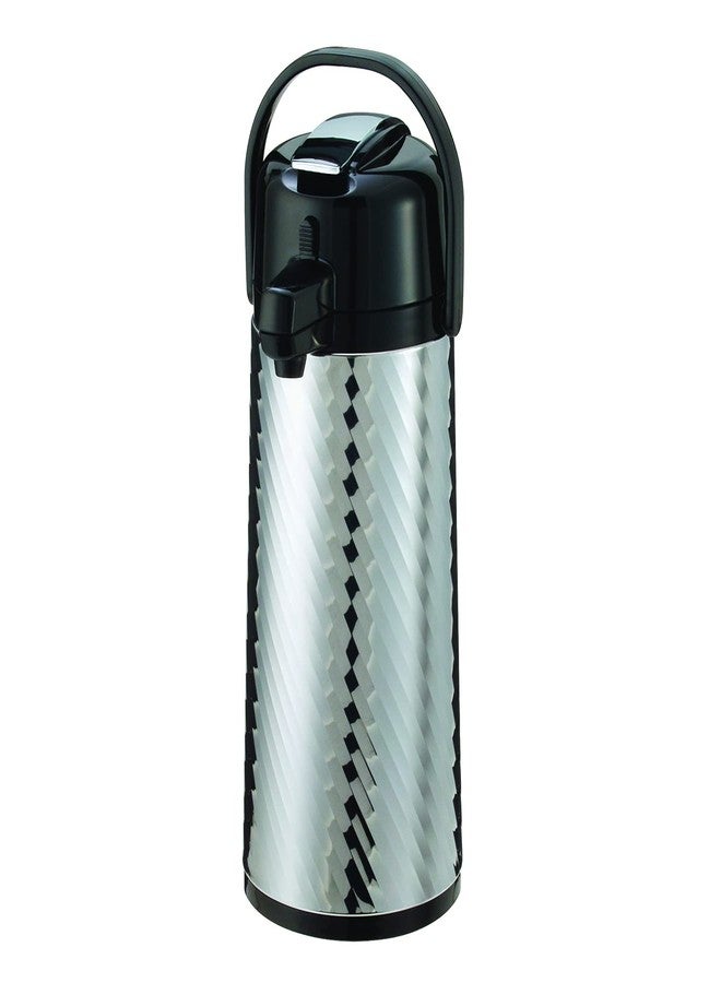 سيرفيس أيديز أفكار الخدمة ECAJL22S Eco-Air Airpot، سعة 2.2 لتر (74 أونصة)، زجاج معزول بتفريغ الهواء، غطاء بمقبض، لمسة نهائية مرصعة بالجواهر - Image 1