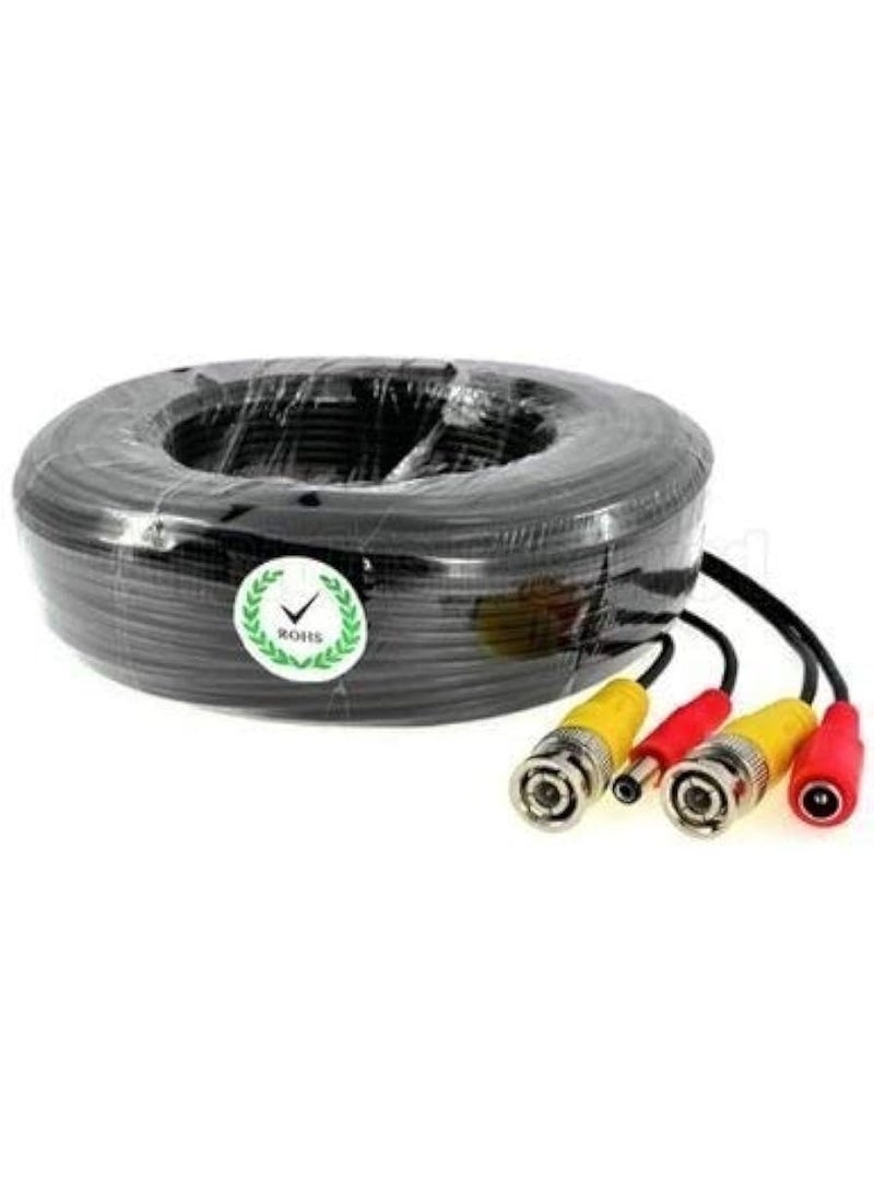 CCTV Cable Analogue Security Camera Video Wire Connector BNC DC Power Cord - 40M - Image 1