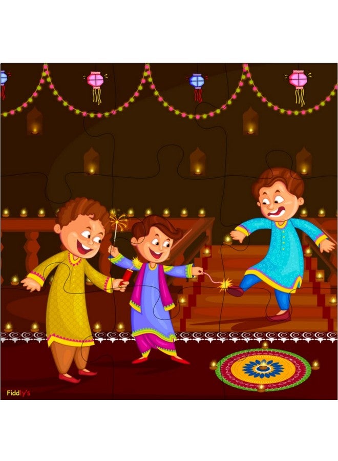 Fiddlys Wood Jigsaw Puzzles for Kids & Children -9 Pieces Age 3+ (Diwali Gift Pack of 4) - Image 4