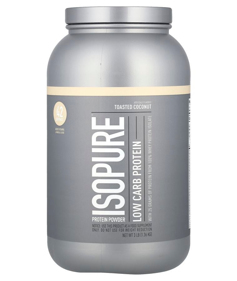 Isopure Low Carb Protein Powder Toasted Coconut 3 lb (1.36 kg)