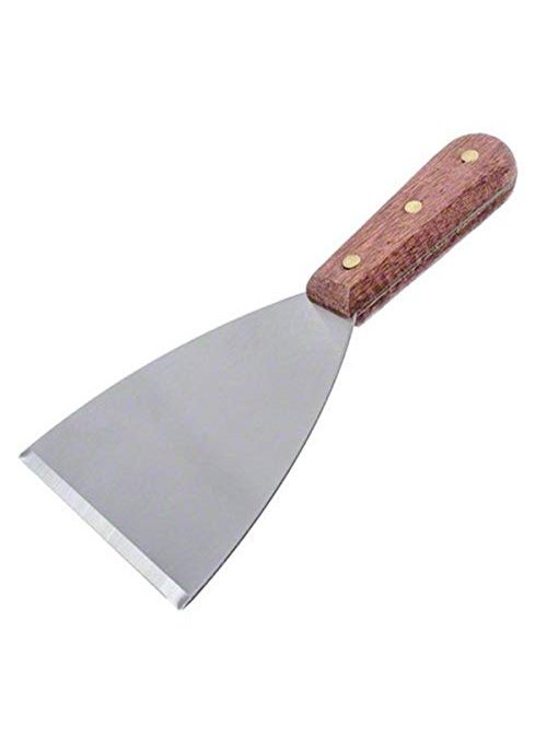 American MetalCraft American Metalcraft SSC19 Stainless Steel Slant Edge Grill Scrapers with Wood Handle 4 by 814Inch 