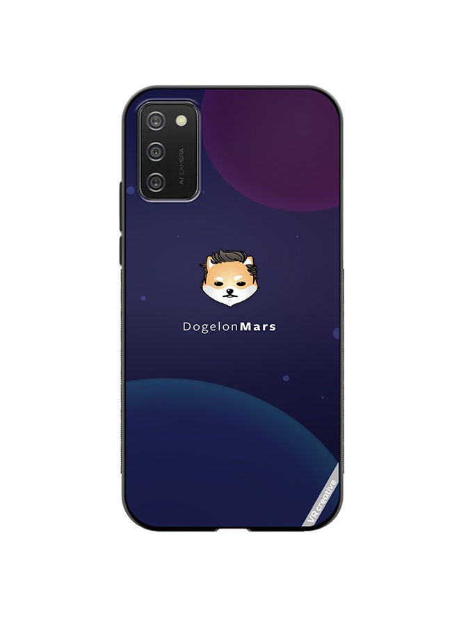 VR CREATIVE Protective Case Cover For Samsung Galaxy A03s Dogeleon Mars Design Multicolour - Image 1
