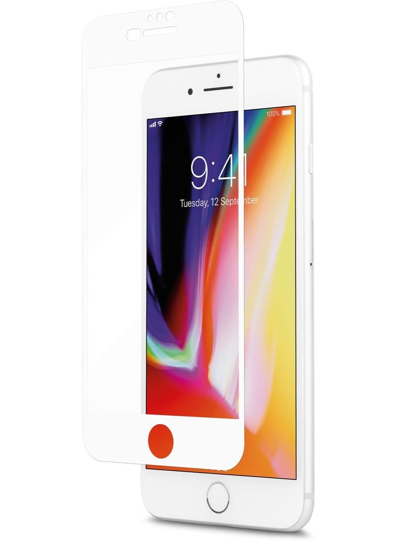 iPhone 7G Plus/8G Plus White, screen protector, anti-shatter anti-scratch maximum screen protection from scratches and breakage - Image 2