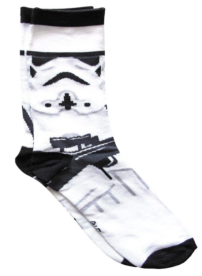 Hyp Star Wars Darth Vader/Stormtrooper Men's Casual Crew Socks 2 Pair Pack Shoe Size 6-12 - Image 2