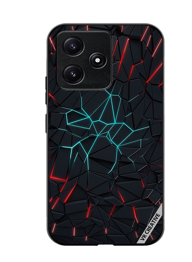 VR CREATIVE Protective Case Cover For Xiaomi Poco M6 Pro 5G Abstracts Design Multicolour - Image 1