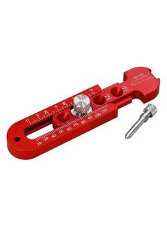 Excefore Woodworking Compass Scriber,WMLBK Marking Compass Metric and Inch Dual-Scale Aluminum Alloy Adjustable Scribing Ruler Adjustable Round Drawing Circle Ruler Marking Gauge for Carpenter - 164mm  - Image 1