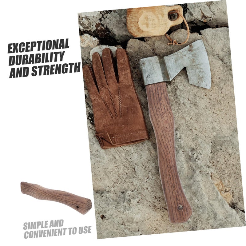 27cm Oak Wood Replacement Handle for Hatchet Axe Sturdy Grip Outdoor Camping Tools - Image 4