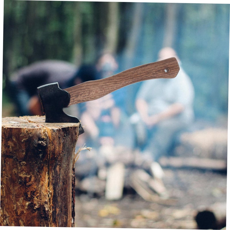 27cm Oak Wood Replacement Handle for Hatchet Axe Sturdy Grip Outdoor Camping Tools - Image 5