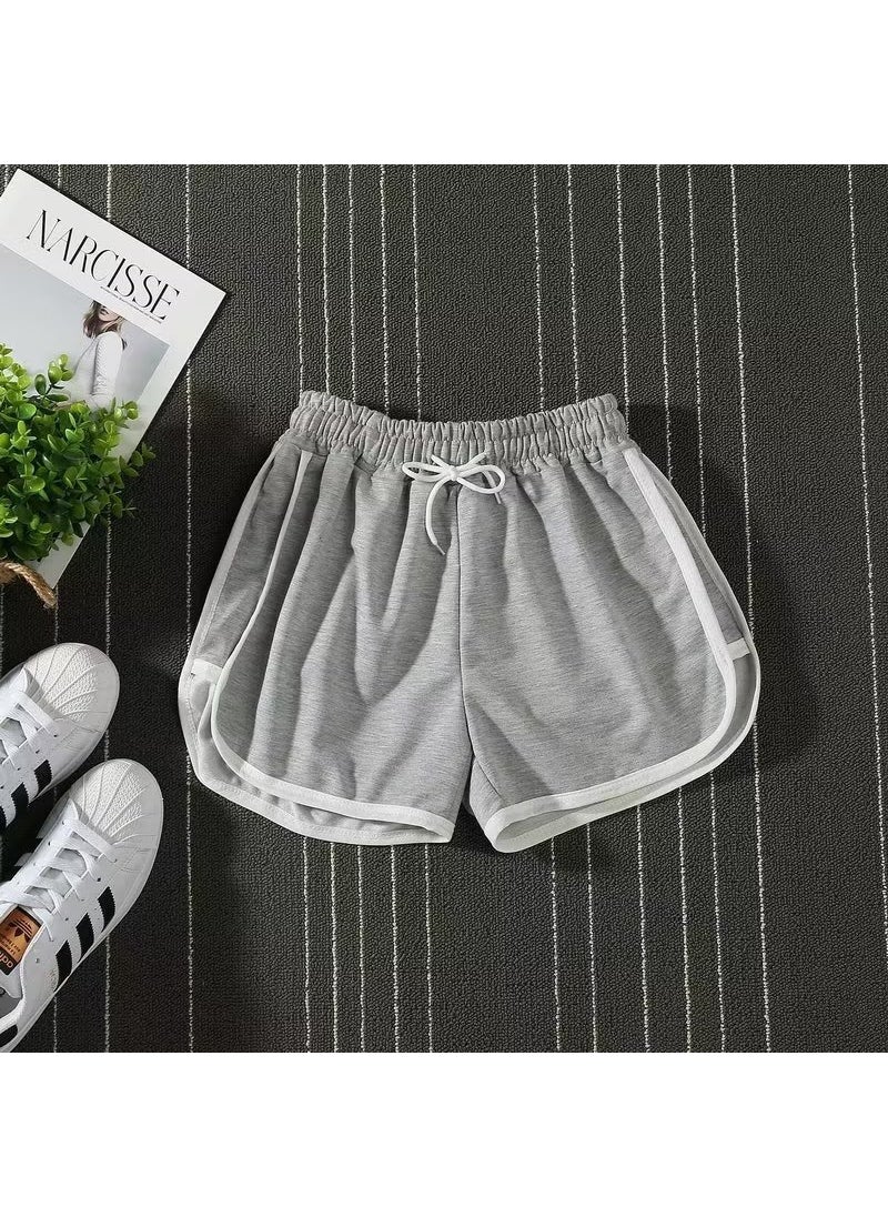 Mens Breathable Quick-Dry Running Shorts Grey  - Image 1