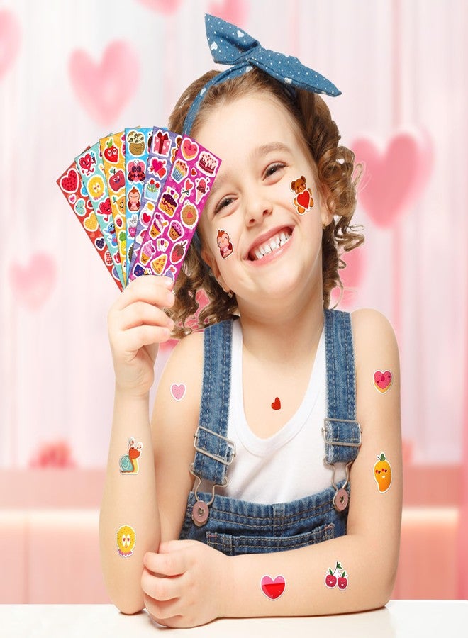 kortes ملصقات قلوب عيد الحب من كورتيس، 120 ورقة، 6 تصاميم مختلفة، 2120 قطعة، ملصقات عيد الحب، لوازم حفلات، مكافآت صفية للأطفال - Image 5