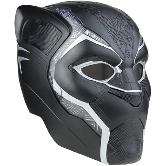 MARVEL LEGENDS BLACK PANTHER PREMIUM ELECTRONIC ROLE PLAY HELMET WITH LIGHT FX AND FLIP UP/FLIP DOWN LENSES, ROLEPLAY ITEM MULTI COLOR - Image 5