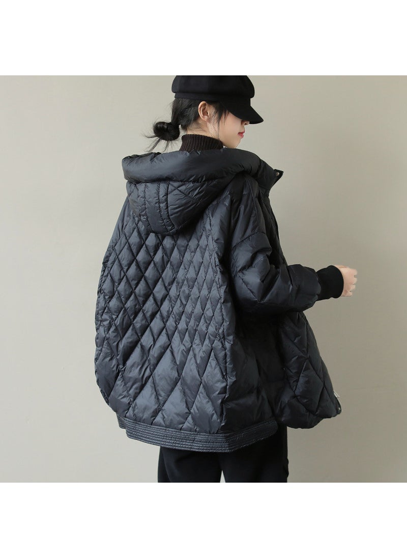 Generic - Korean Fashion Hooded Puffer Jacket for Women Brown - Image 1