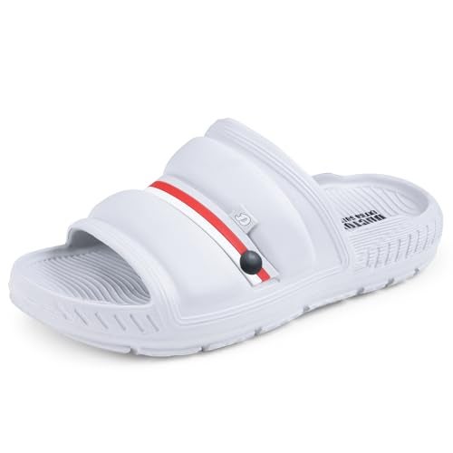 DOCTOR EXTRA SOFT Men's Classic Ultra Soft Sliders/Slippers with Cushion FootBed for Adult | Comfortable & Light Weight | Stylish & Anti-Skid | Waterproof & Everyday Flip Flops for Gents/Boys D-527 - Image 1