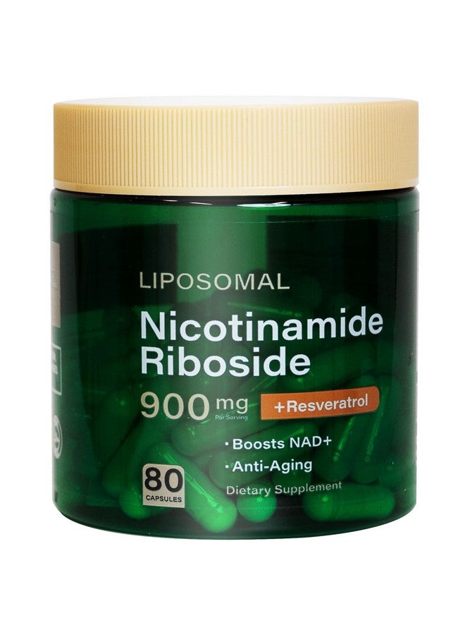Extra Strength NAD+ Cellular Support Supplement 900mg with Resveratrol, Nicotinamide Riboside (NR) & NMN Alternative - Liposomal Formula for Cellular Energy & Healthy Aging Support Vegan & Non-GMO - Image 1