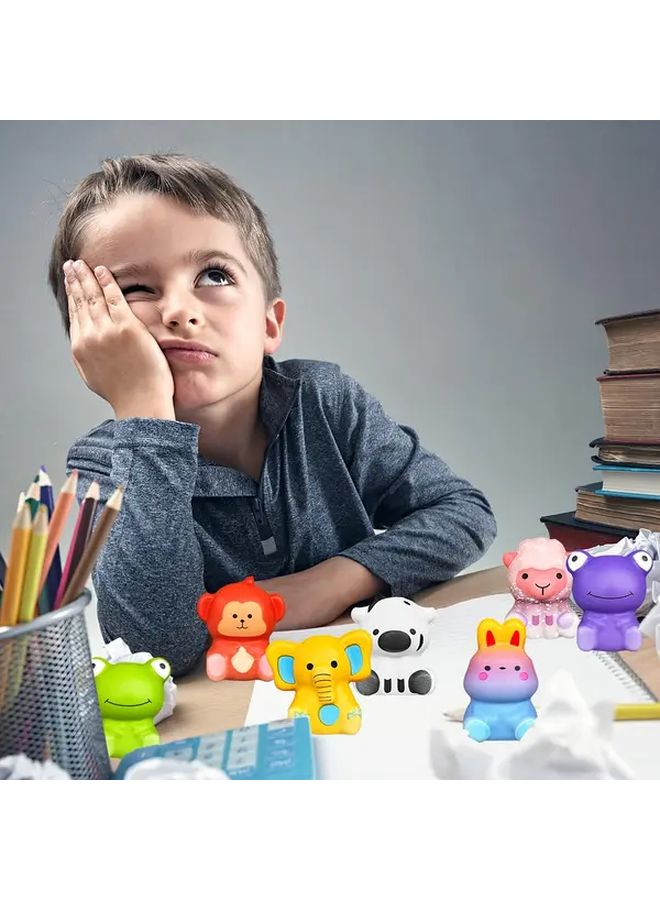 20 قطعة من ألعاب Squishy كهدايا للحفلات، كبيرة الحجم وبطيئة الارتفاع، لتخفيف التوتر، هدايا حيوانات للأطفال - Image 4