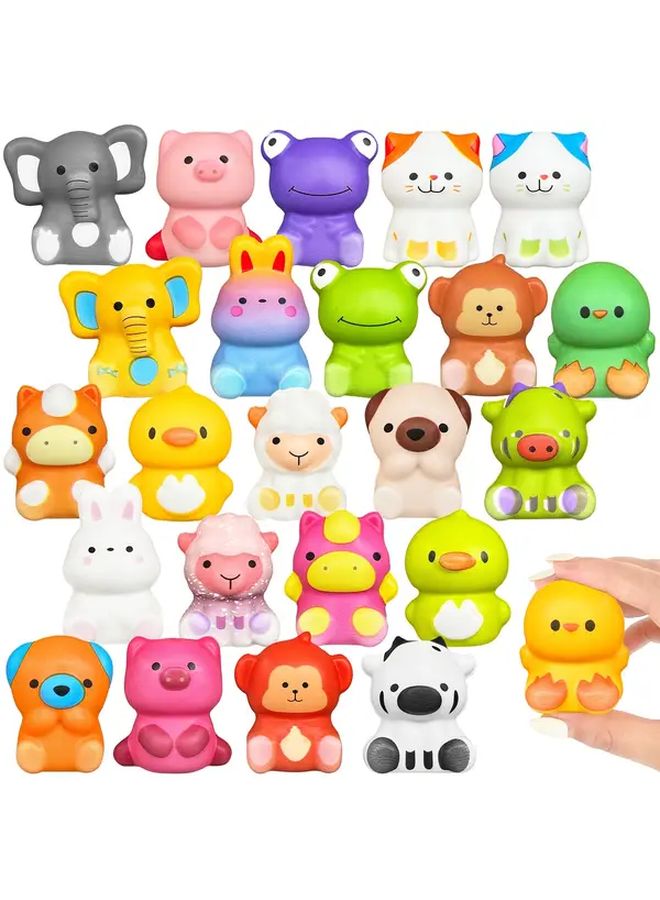 20 قطعة من ألعاب Squishy كهدايا للحفلات، كبيرة الحجم وبطيئة الارتفاع، لتخفيف التوتر، هدايا حيوانات للأطفال - Image 1