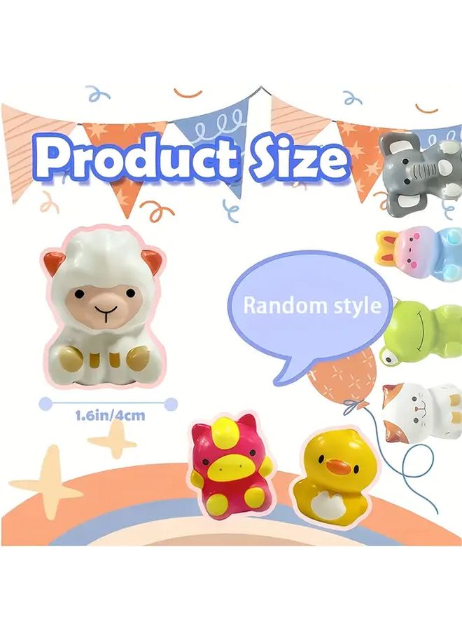 20 قطعة من ألعاب Squishy كهدايا للحفلات، كبيرة الحجم وبطيئة الارتفاع، لتخفيف التوتر، هدايا حيوانات للأطفال - Image 3
