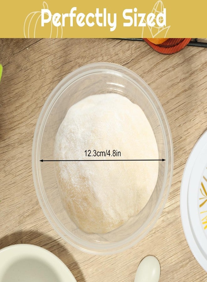 Rainmae 12pcs Pizza Dough Proofing Box with Lids, 1100ML Stackable Dough Proofing Container Pizza Making Accessories for Family Size Dough - Image 3