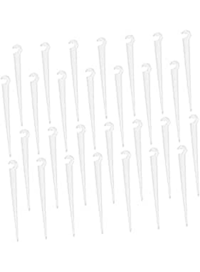 50 Garden Support Stakes Spike Design Tubing Irrigation Long Term Use - Image 1