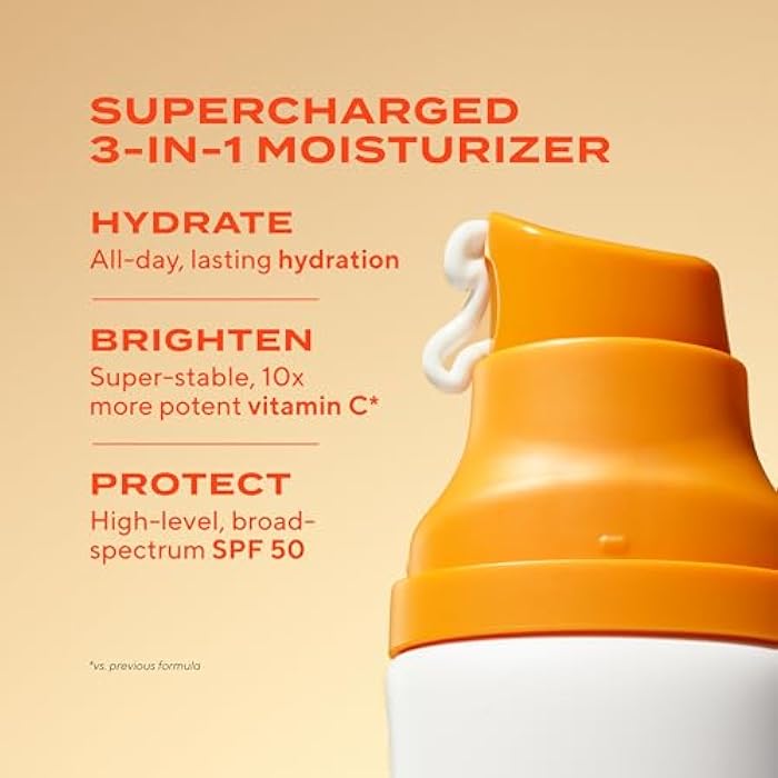 Murad Superactive Brightening Moisturizer SPF 50 - Vitamin C Packed Hydrating Ulta Sheer Facial Sunscreen W/Lipid-boosting Technology for Preventative Aging Protection from UVA/UVB (1.7 Fl Oz) - Image 2
