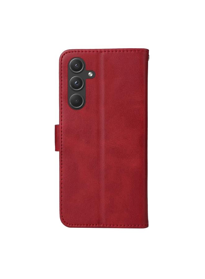 S-TOP Case For Samsung Galaxy A55 Classic Calf Texture Flip Leather Phone Case - Image 3