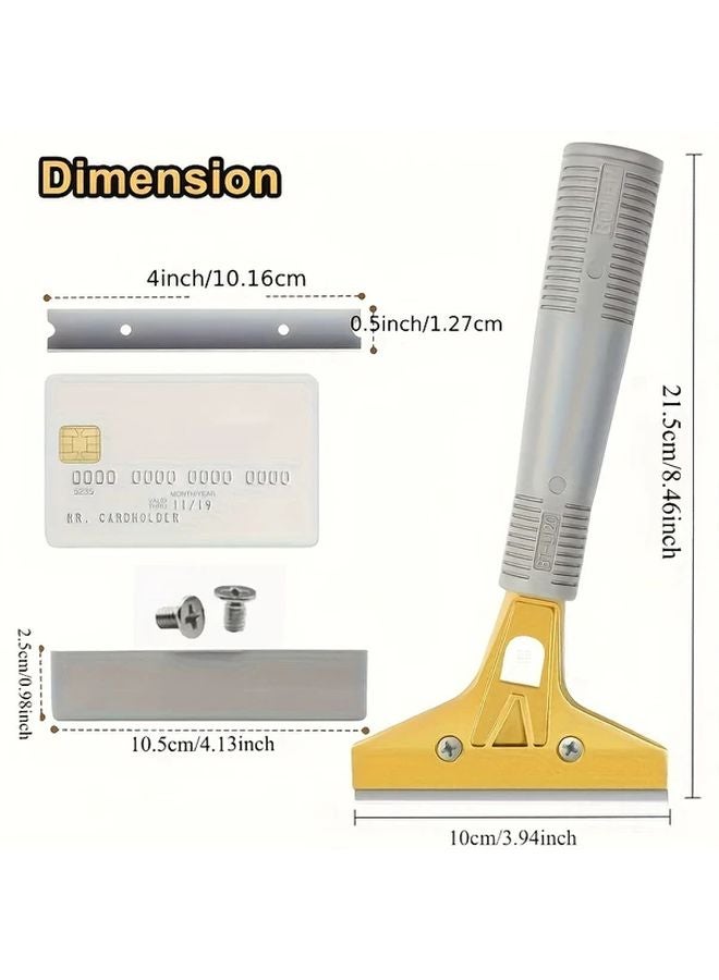 1 Scraper 10 Blades Multi Purpose Metal Scraper Tool For Windows Glass Tile - Image 5