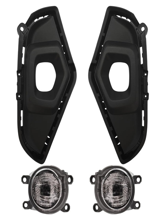 WILD BEAR LED Fog Lights Compatible with 2019 2020 2021 2022 2023 Toyota RAV4 1 Pair Fog Lamps with switch,harness Kit (Clear lens) - Image 2