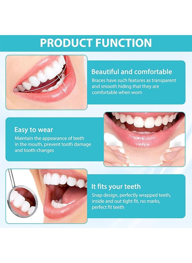 Veneers False Teeth  Adjustable Snap-On Braces  Comfortable Temporary Dental Restoration Kit - Image 5