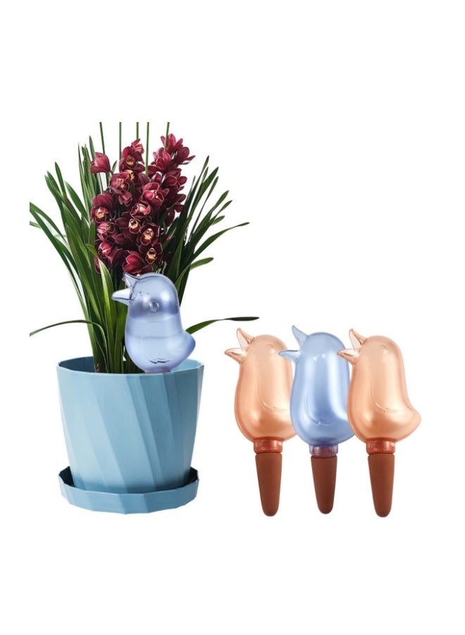 ميكسد 4 عبوات من مسامير السقاية الذاتية، كرات سقي النباتات الداخلية، مسامير الري التلقائي على شكل طائر، مسامير تيراكوتا ذاتية السقاية، أجهزة سقاية النباتات - Image 1