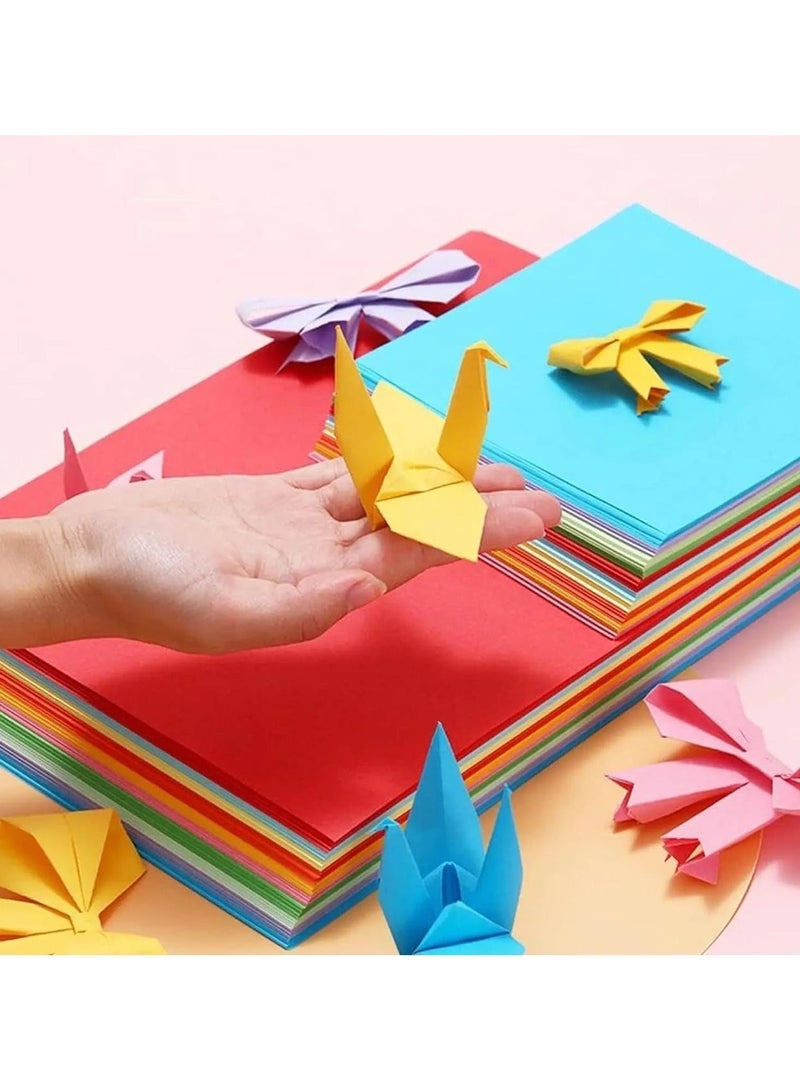 Aspire Books عبوة ورق ملون A4 (200 ورقة) – ورق حرفة متميز متنوع 80 GSM للطابعات، الأوريغامي، المكتب وفنون الأطفال DIY - Image 3