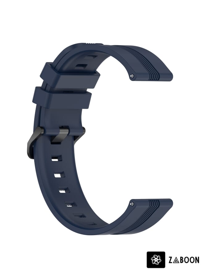Zaboon Huawei Watch GT Runner 22mm Concave Striped Slicone Watch Band - Image 2