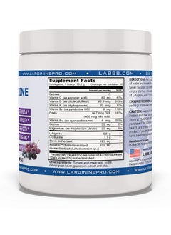 L-ARGININE PRO Larginine Supplement 5500Mg Of Larginine Plus 1100Mg Lcitrulline Powder (Grapeberry / 1 Jar)  - Image 5