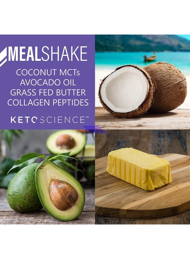 Keto Science مشروب وجبة كيتوني بنكهة الفانيليا، مكمل غذائي، غني بالدهون الثلاثية متوسطة السلسلة والبروتين، مناسب للباليو، لفقدان الوزن، 14 حصة، 20.7 أونصة، قد يختلف التعبئة والتغليف - Image 5