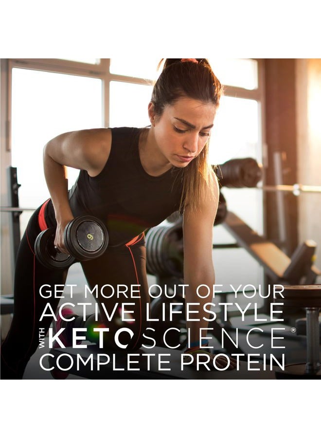 Keto Science مشروب وجبة كيتوني بنكهة الفانيليا، مكمل غذائي، غني بالدهون الثلاثية متوسطة السلسلة والبروتين، مناسب للباليو، لفقدان الوزن، 14 حصة، 20.7 أونصة، قد يختلف التعبئة والتغليف - Image 5