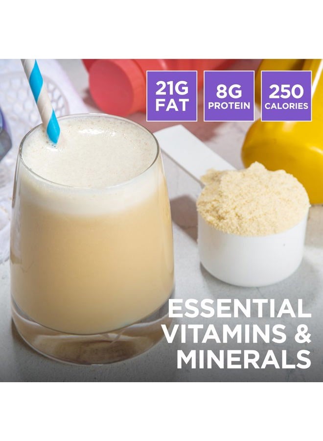 Keto Science مشروب وجبة كيتوني بنكهة الفانيليا، مكمل غذائي، غني بالدهون الثلاثية متوسطة السلسلة والبروتين، مناسب للباليو، لفقدان الوزن، 14 حصة، 20.7 أونصة، قد يختلف التعبئة والتغليف - Image 4