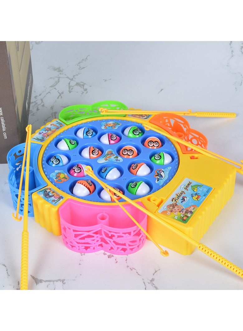 ORiTi ORiTi 15 Pieces Fishing Game Toy With Beautiful Music And Lightning Effect Toy cm  - Image 1