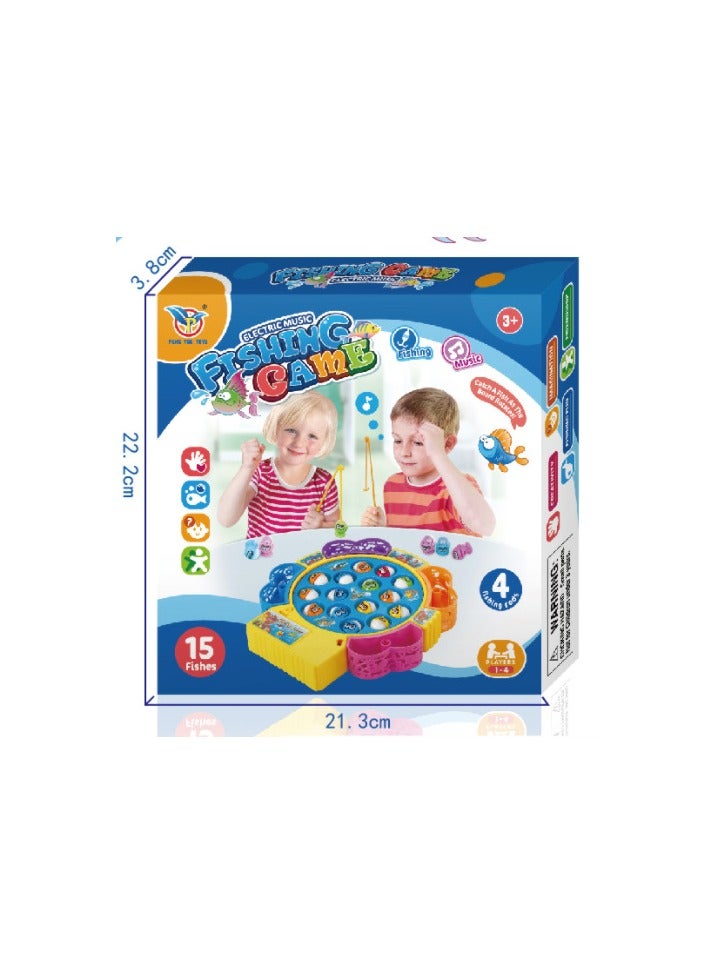 ORiTi ORiTi 15 Pieces Fishing Game Toy With Beautiful Music And Lightning Effect Toy cm  - Image 2