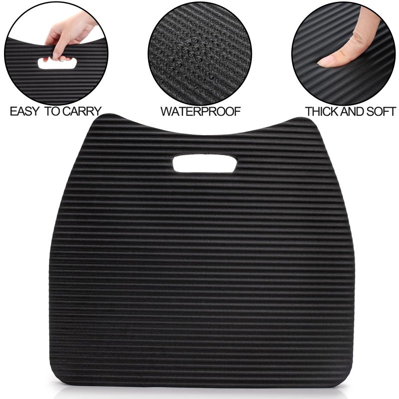 Tebery 4 Pack Stadium Seat Cushion, Waterproof Bleacher Pad Cushion for Children, Portable Outdoor Chair Seats Cushion with Handle, Extra Wide Foam Seat for Sports Event, Office Chair, Concert, Bench - Image 3